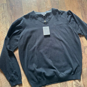 Men's Nexus Apparel V-Neck Sweater XXL Black Gray